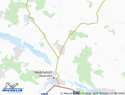 Mapa MICHELIN Shrubkiv - ViaMichelin