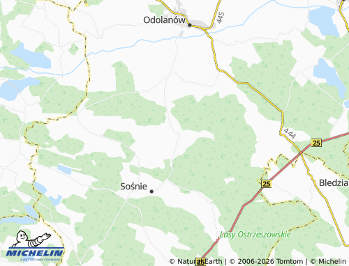 Carte MICHELIN Granowiec - ViaMichelin