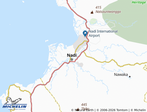 Carte MICHELIN Nakavu - ViaMichelin