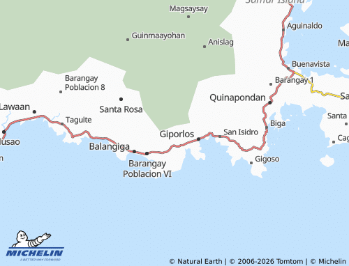 MICHELIN Cansumangcay map - ViaMichelin