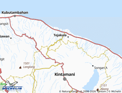 Mapa MICHELIN Kutuh - ViaMichelin