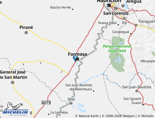 Mappa MICHELIN Formosa - ViaMichelin