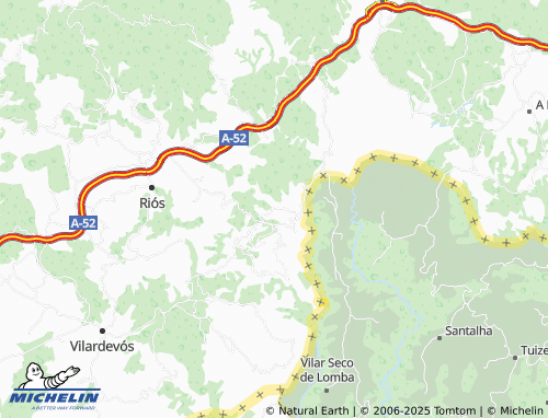 MICHELIN Castrelo de Cima (Santa María) map - ViaMichelin