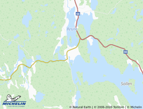 MICHELIN Sunnansjö map - ViaMichelin