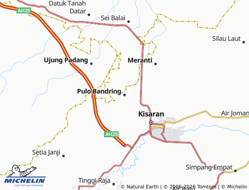 MICHELIN Pulo Bandring map - ViaMichelin
