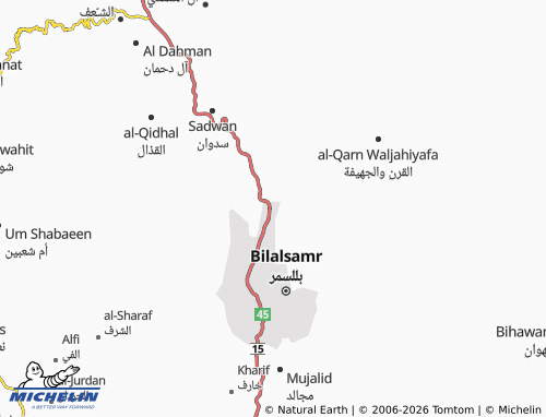 MICHELIN-Landkarte al-Basateen - ViaMichelin