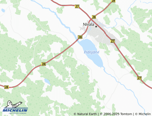 MICHELIN Korpiranta map - ViaMichelin