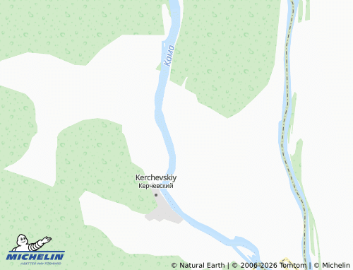 MICHELIN-Landkarte Petukhova - ViaMichelin