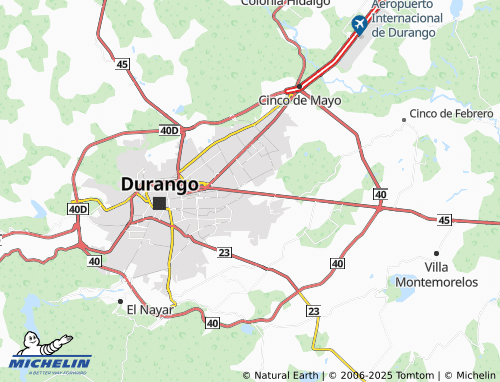 MICHELIN Terrenos Municipales map - ViaMichelin