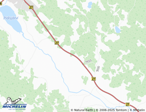 MICHELIN Veelanninpuhto map - ViaMichelin