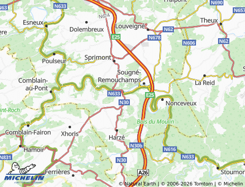 Mappa MICHELIN Aywaille - ViaMichelin