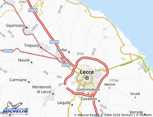 MICHELIN Giorgilorio map - ViaMichelin