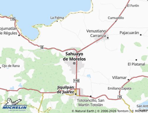 Mappa MICHELIN Primavera - ViaMichelin