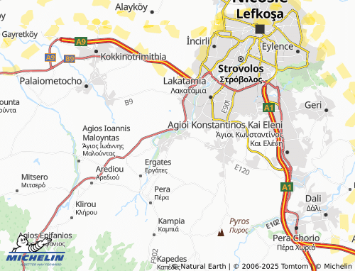 Mapa MICHELIN Kato Deftera - ViaMichelin