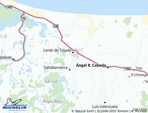 Carte MICHELIN Fidel Herrera Beltrán - ViaMichelin