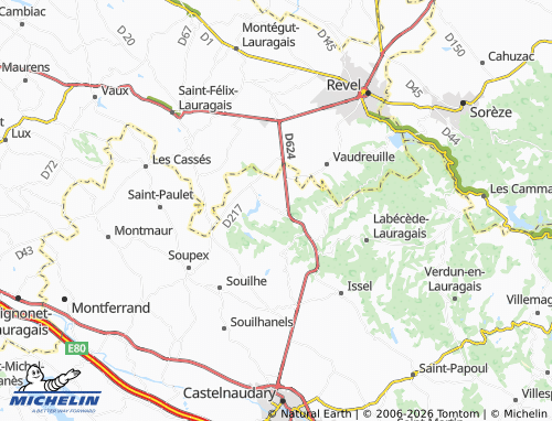 Mappa MICHELIN La Pomarède - ViaMichelin