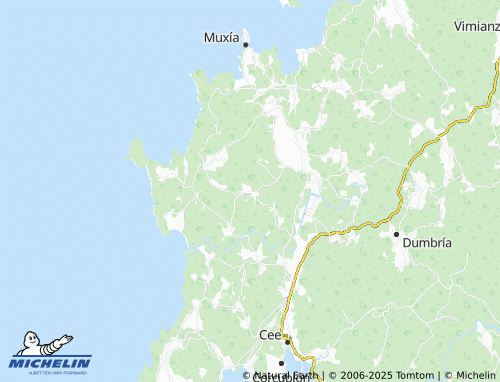 MICHELIN Bardullas (San Xoán) map - ViaMichelin