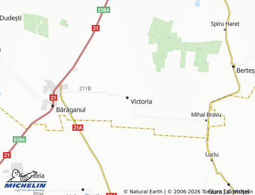 MICHELIN Victoria map - ViaMichelin
