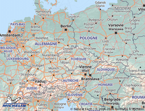 Carte MICHELIN Tchéquie - ViaMichelin