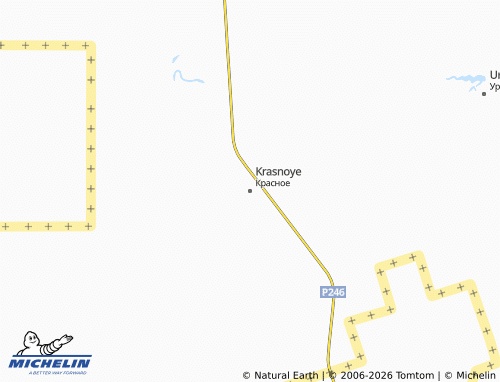 MICHELIN-Landkarte Krasnoye - ViaMichelin