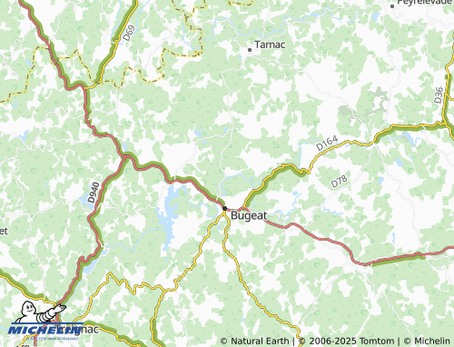 MICHELIN-Landkarte Mouriéras - ViaMichelin
