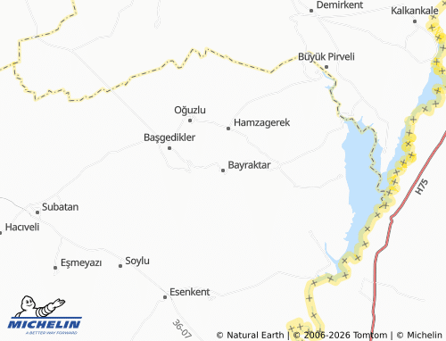 MICHELIN Bayraktar map - ViaMichelin