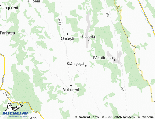 MICHELIN Gorghești map - ViaMichelin