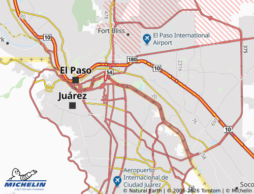 MICHELIN México map - ViaMichelin