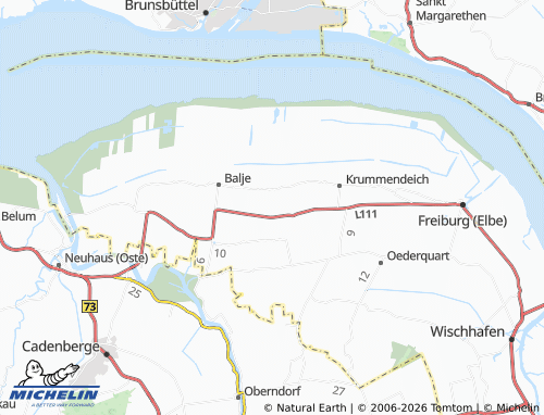 MICHELIN Hünkenbüttel map - ViaMichelin