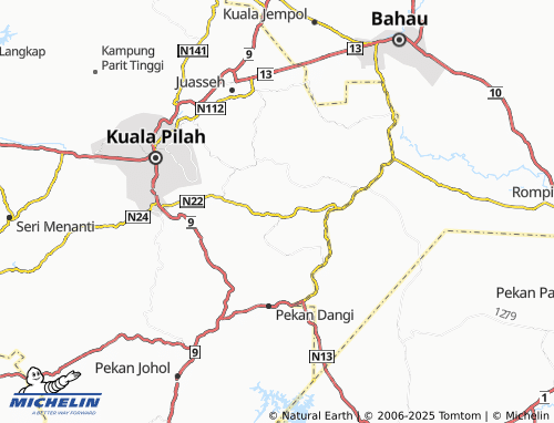 Carte MICHELIN Kampung Ayer Kuning - ViaMichelin