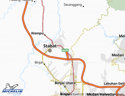 MICHELIN Dendang map - ViaMichelin