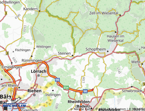 Mapa MICHELIN Steinen - ViaMichelin