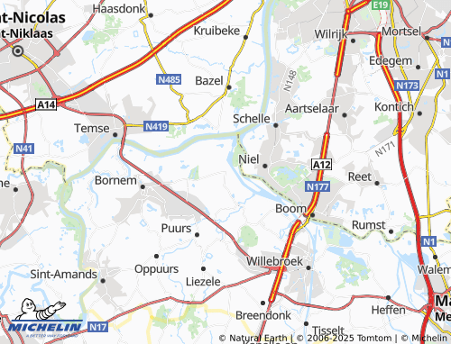MICHELIN Wintam map - ViaMichelin