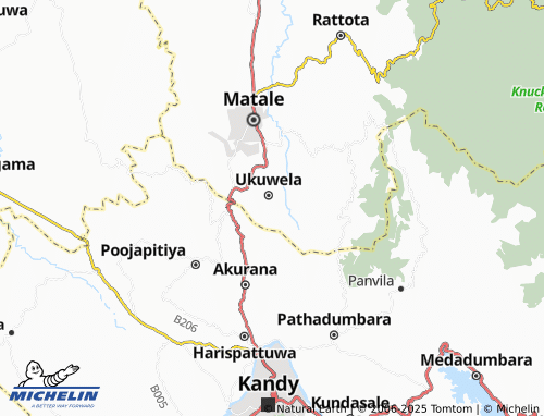 MICHELIN Guralawela North map - ViaMichelin