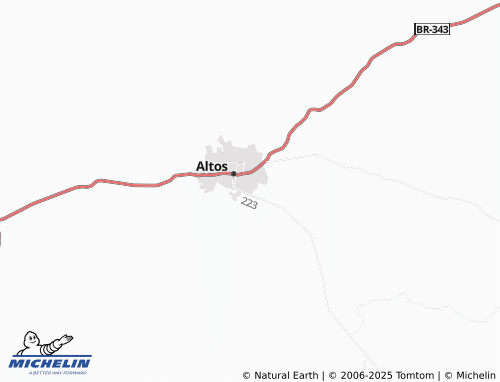 MICHELIN Santo Antônio map - ViaMichelin