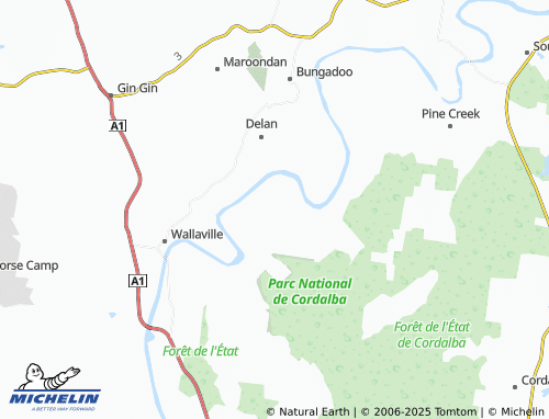 MICHELIN Duingal map - ViaMichelin
