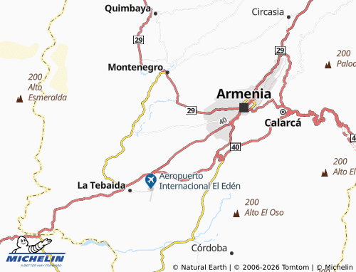 Mapa MICHELIN Aguacatal - ViaMichelin