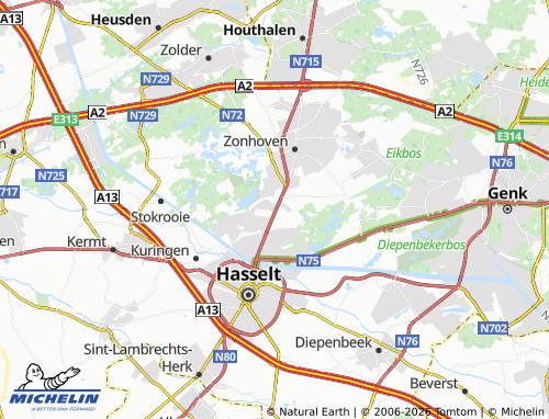 Mapa MICHELIN Kiewit - ViaMichelin