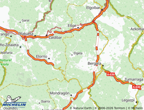 Mapa MICHELIN Elgeta - ViaMichelin