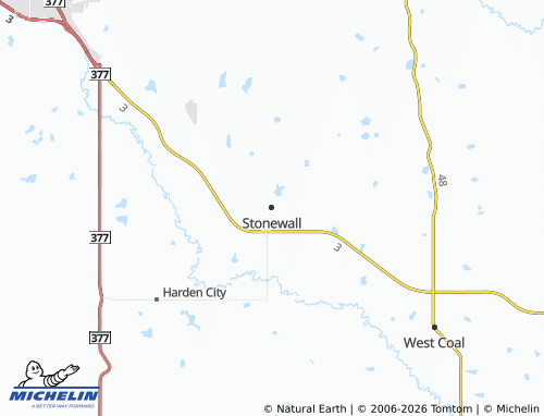 Mapa MICHELIN Stonewall - ViaMichelin