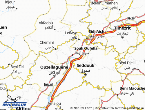 Carte MICHELIN Souk Oufella - ViaMichelin