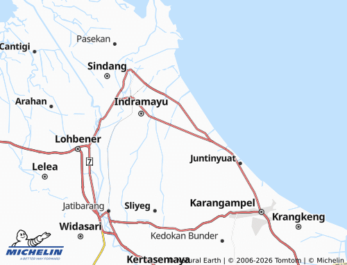 MICHELIN-Landkarte Tegalsembadra - ViaMichelin