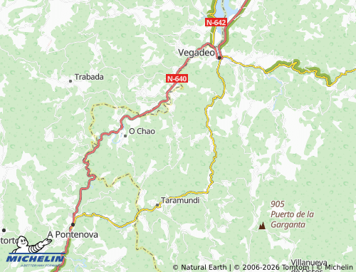 MICHELIN-Landkarte Guiar - ViaMichelin