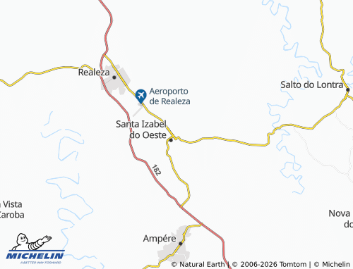 Mapa MICHELIN São José Operário - ViaMichelin