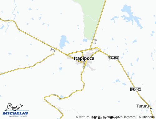Mapa MICHELIN Cacimbas - ViaMichelin