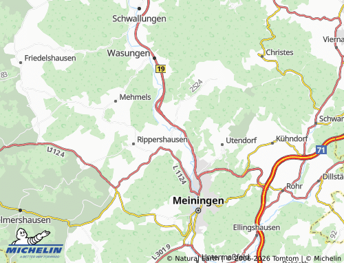 MICHELIN Walldorf map - ViaMichelin