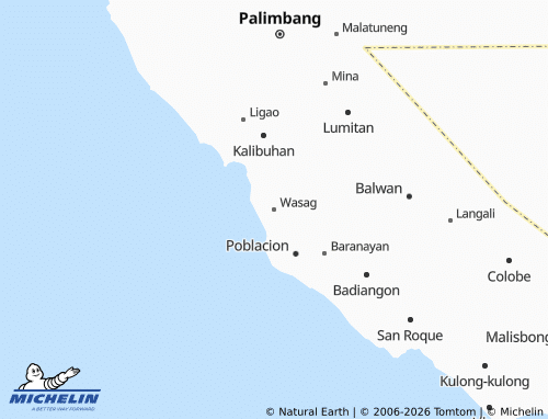 MICHELIN Wasag map - ViaMichelin
