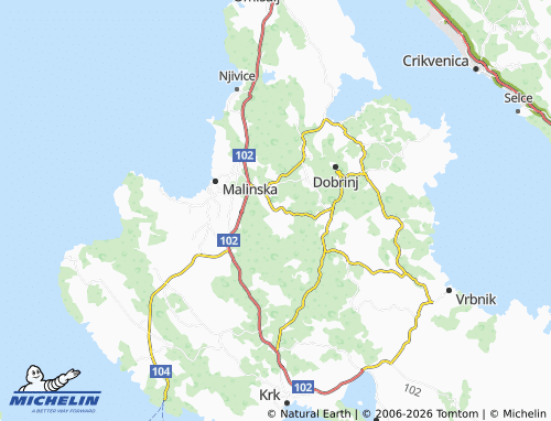 Mapa MICHELIN Gabonjin - ViaMichelin