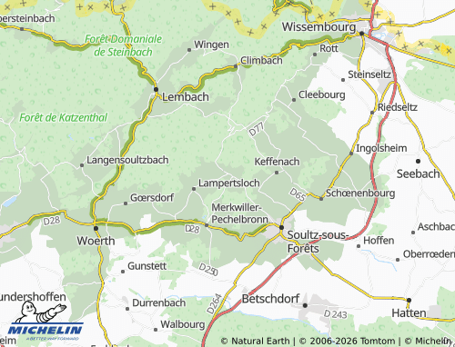Mapa MICHELIN Lobsann - ViaMichelin