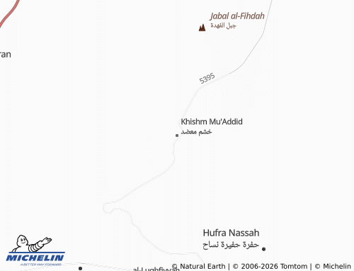 MICHELIN Khashm Midad map - ViaMichelin
